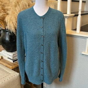 L.L.Bean Knit Long Sleeve Wool Blend Sweater Size Large